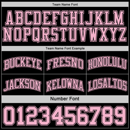 Custom Reversible Black Light Pink Double Side Sublimation Basketball Suit Jersey