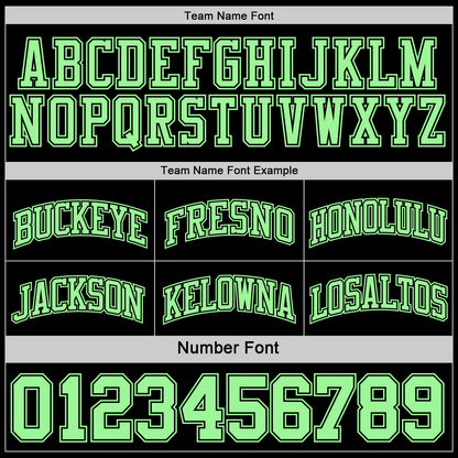 Custom Reversible Black Pea Green Double Side Sublimation Basketball Suit Jersey
