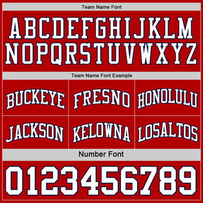Custom Navy White-Red Reversible Double Side Sublimation Basketball Suit Jersey