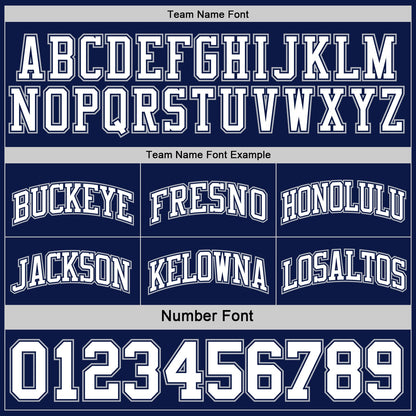 Custom Navy White-Gray Reversible Double Side Sublimation Basketball Suit Jersey