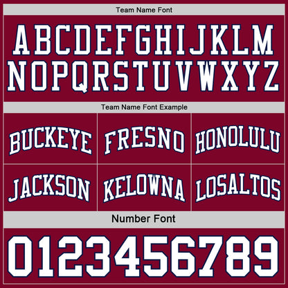 Custom Navy White-Maroon Reversible Double Side Sublimation Basketball Suit Jersey