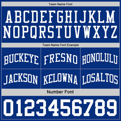 Custom Royal White Reversible Double Side Sublimation Basketball Suit Jersey