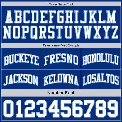 Custom Royal White-Light Blue Reversible Double Side Sublimation Basketball Suit Jersey