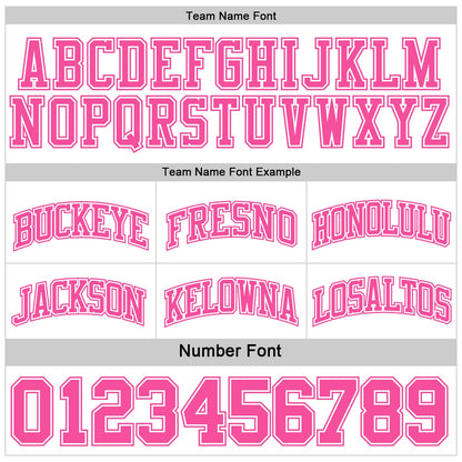 Custom Pink White Reversible Double Side Sublimation Basketball Suit Jersey