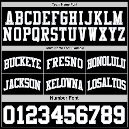Custom Reversible Black White-Gray Double Side Sublimation Basketball Suit Jersey