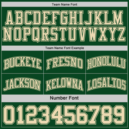 Custom Reversible Green Cream Double Side Sublimation Basketball Suit Jersey