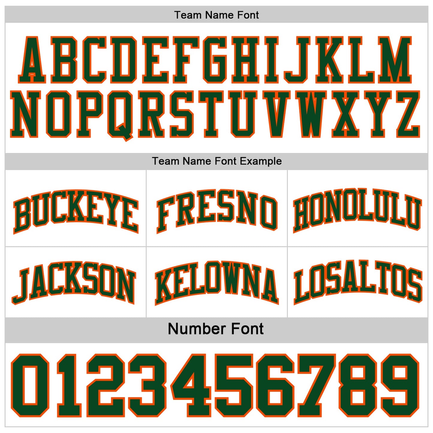 Custom Reversible Green Orange-White Double Side Sublimation Basketball Suit Jersey