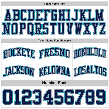 Custom Reversible Teal Gray-Navy Double Side Sublimation Basketball Suit Jersey