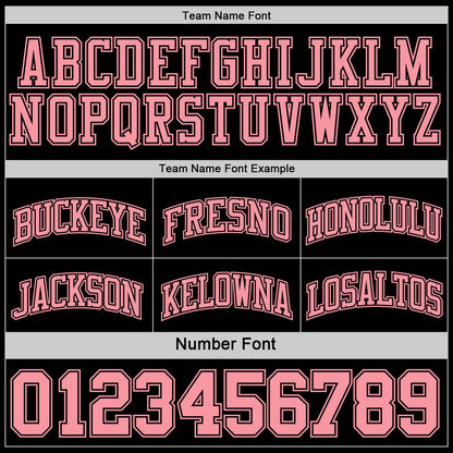 Custom Reversible Black Medium Pink Double Side Sublimation Basketball Suit Jersey