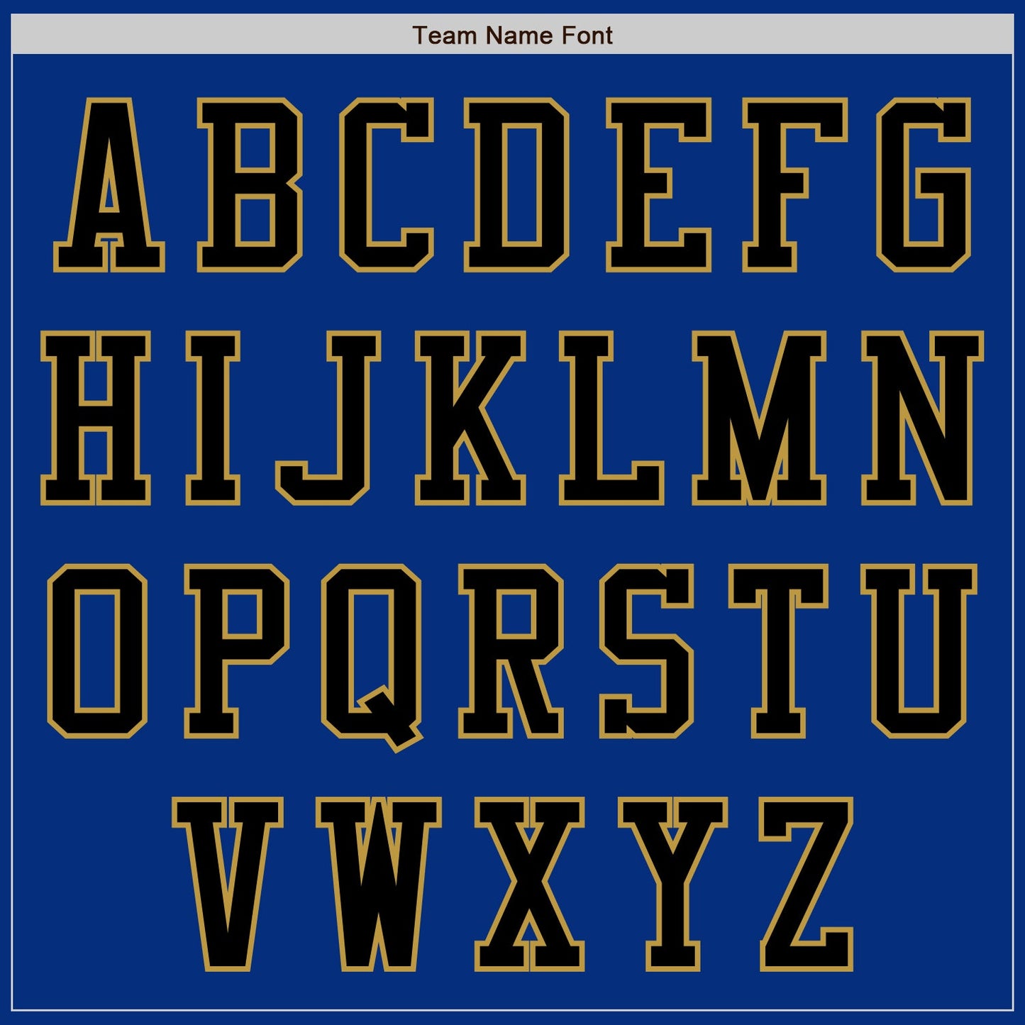 Custom Royal Black-Old Gold Authentic Baseball Jersey