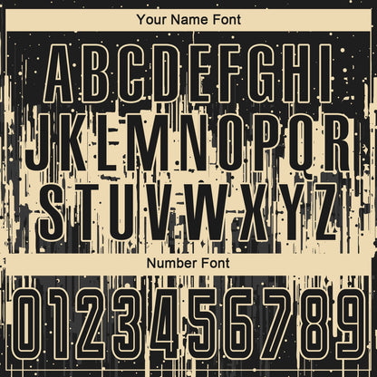 Custom City Cream Black Sublimation Soccer Uniform Jersey