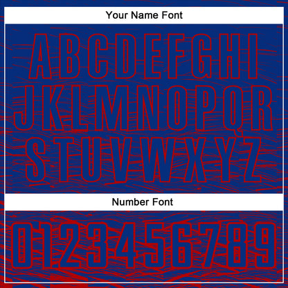 Custom Royal Red Sublimation Soccer Uniform Jersey