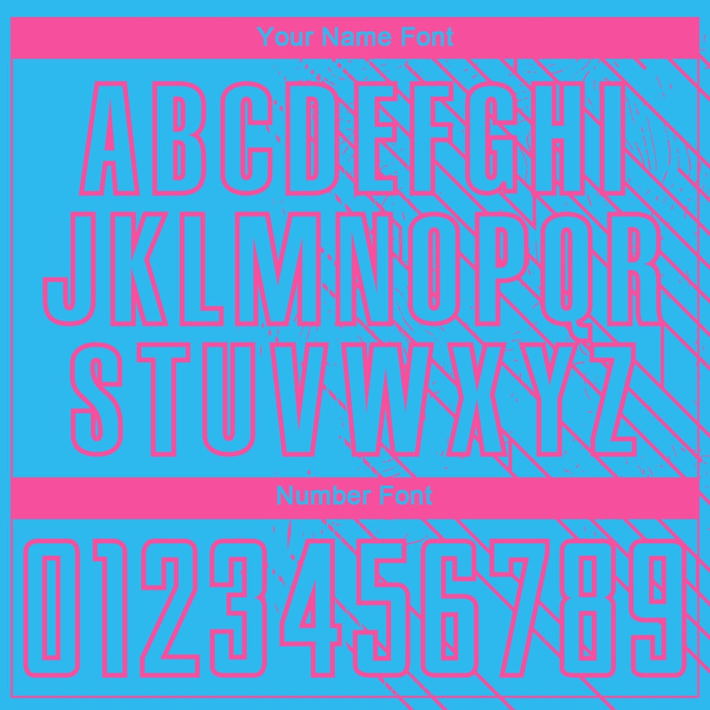 Custom Sky Blue Pink Lines Sublimation Soccer Uniform Jersey