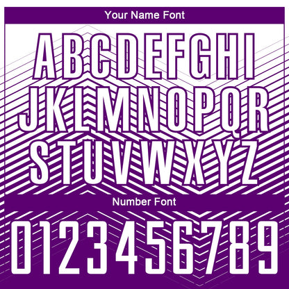 Custom Purple White Abstract Geometric Triangles Sublimation Soccer Uniform Jersey