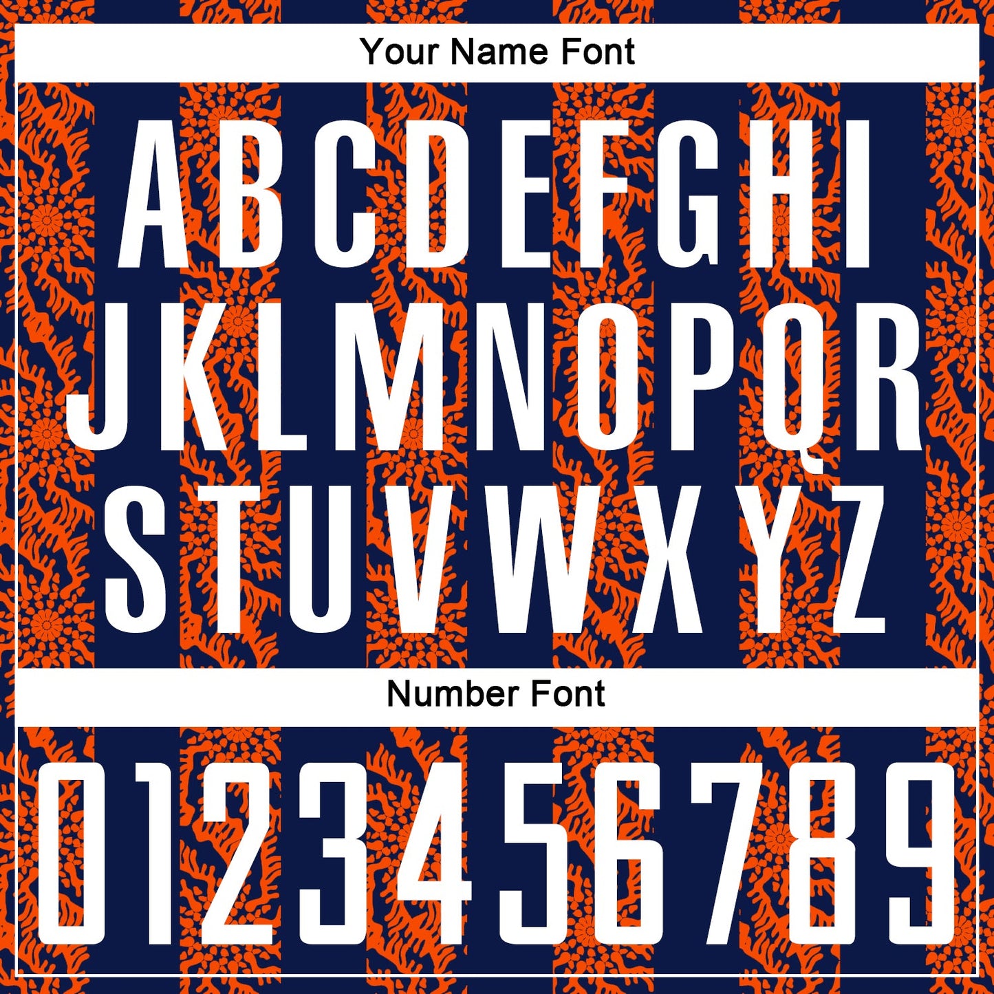 Custom Navy White-Orange Abstract Shape Sublimation Soccer Uniform Jersey