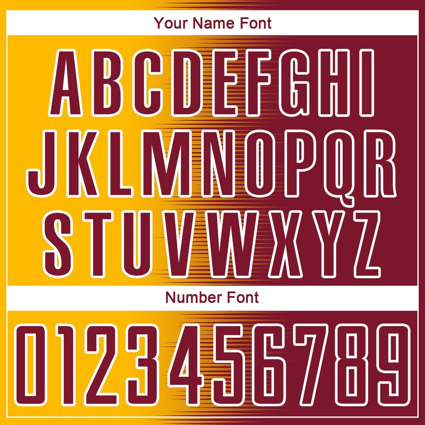 Custom Crimson Gold-White Gradient Line Sublimation Soccer Uniform Jersey