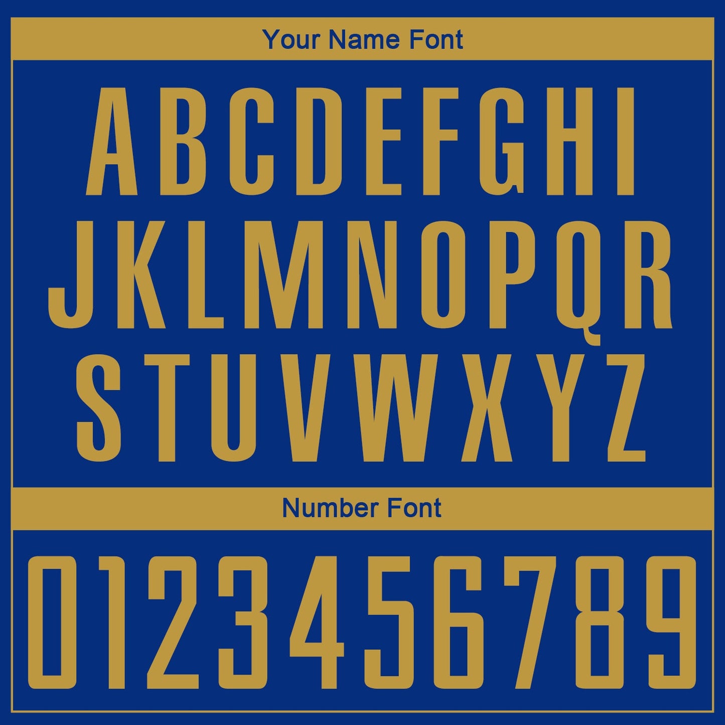 Custom Royal Old Gold Sublimation Soccer Uniform Jersey