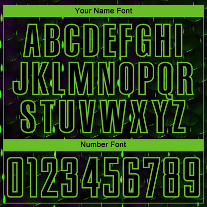 Custom Black Aurora Green Geometric Shape Sublimation Soccer Uniform Jersey