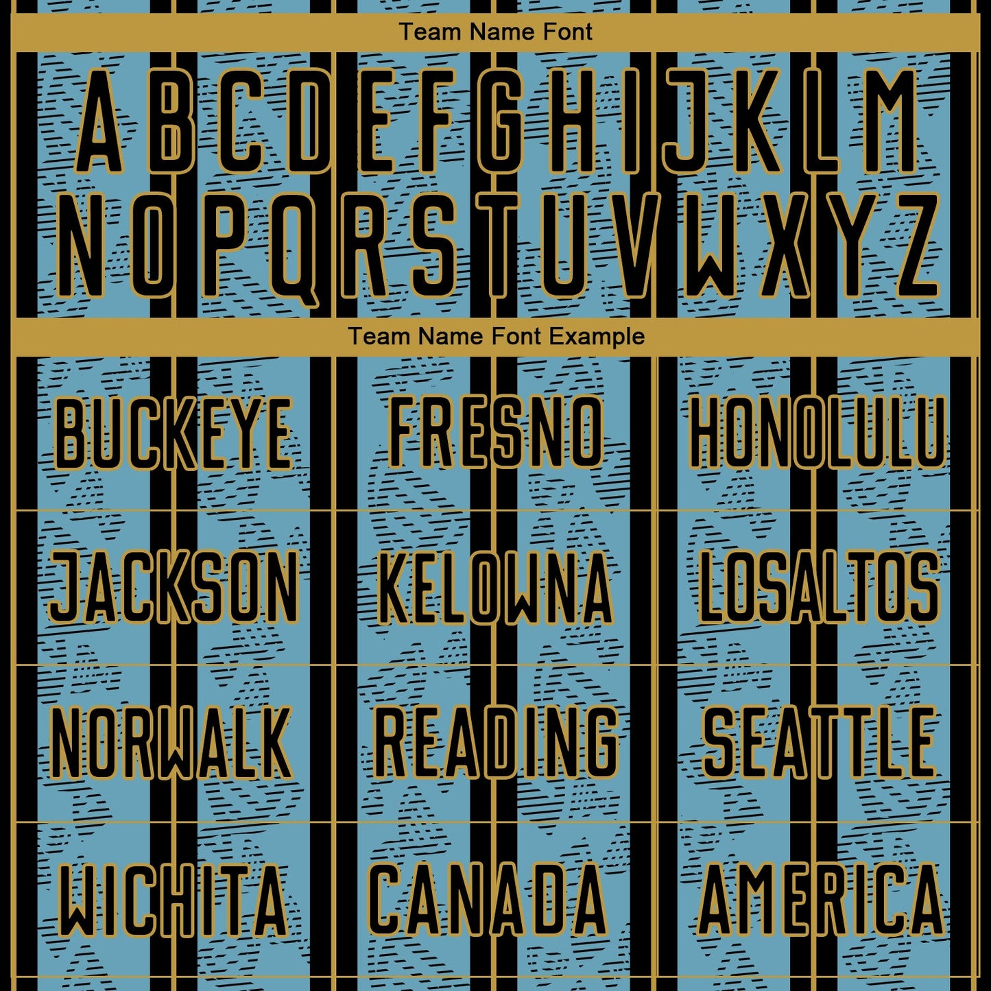 Custom Shadow Blue Black-Old Gold Stripe Line Sublimation Soccer Uniform Jersey