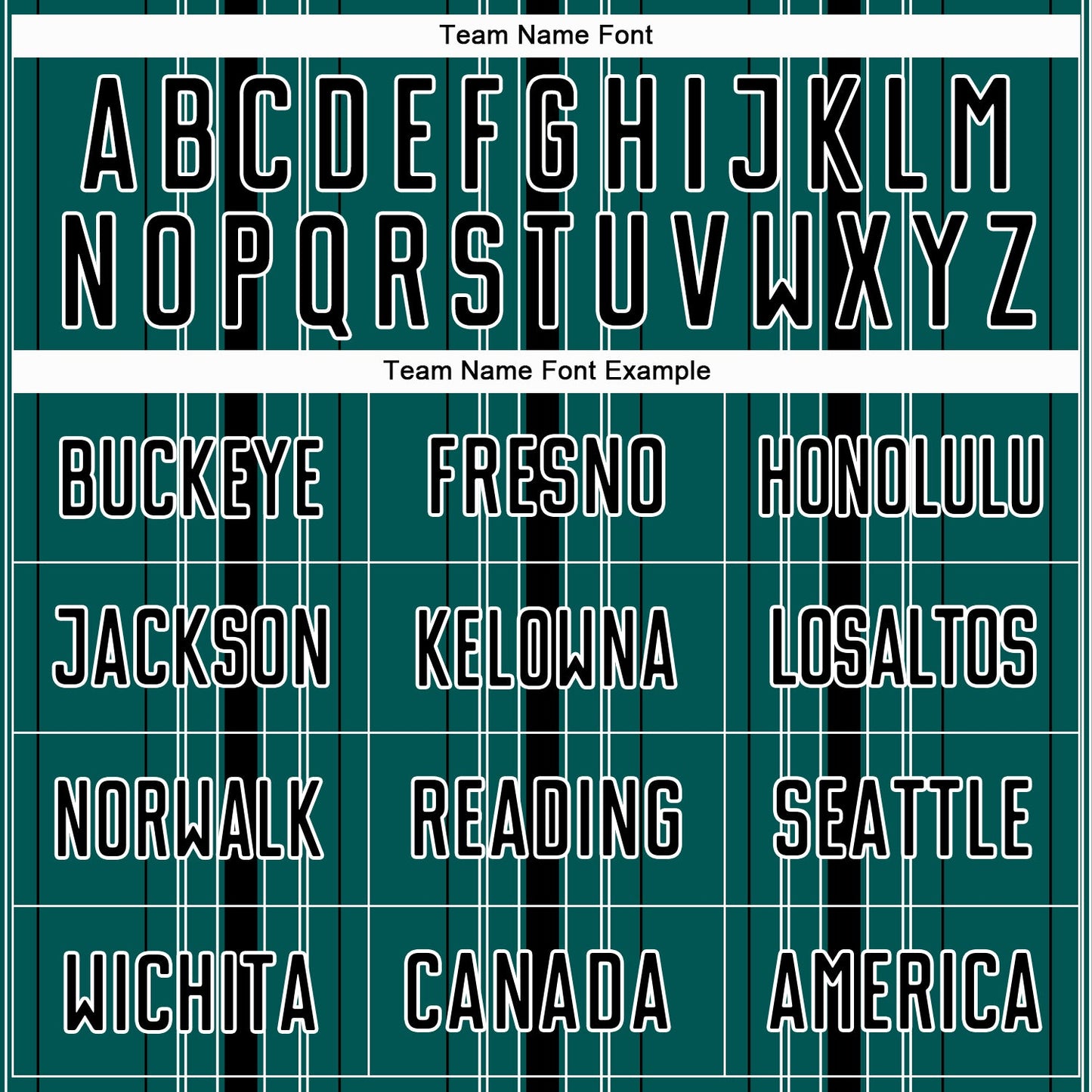 Custom Midnight Green Black-White Stripe Sublimation Soccer Uniform Jersey