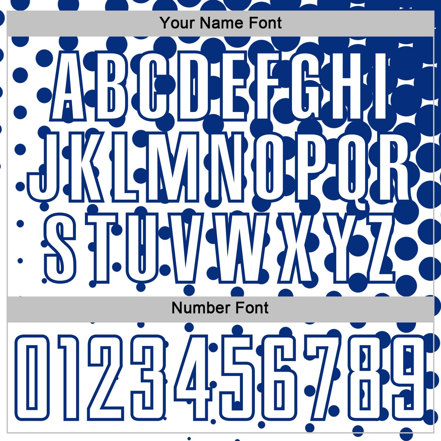 Custom White Royal Modern Polka Dot Sublimation Soccer Uniform Jersey