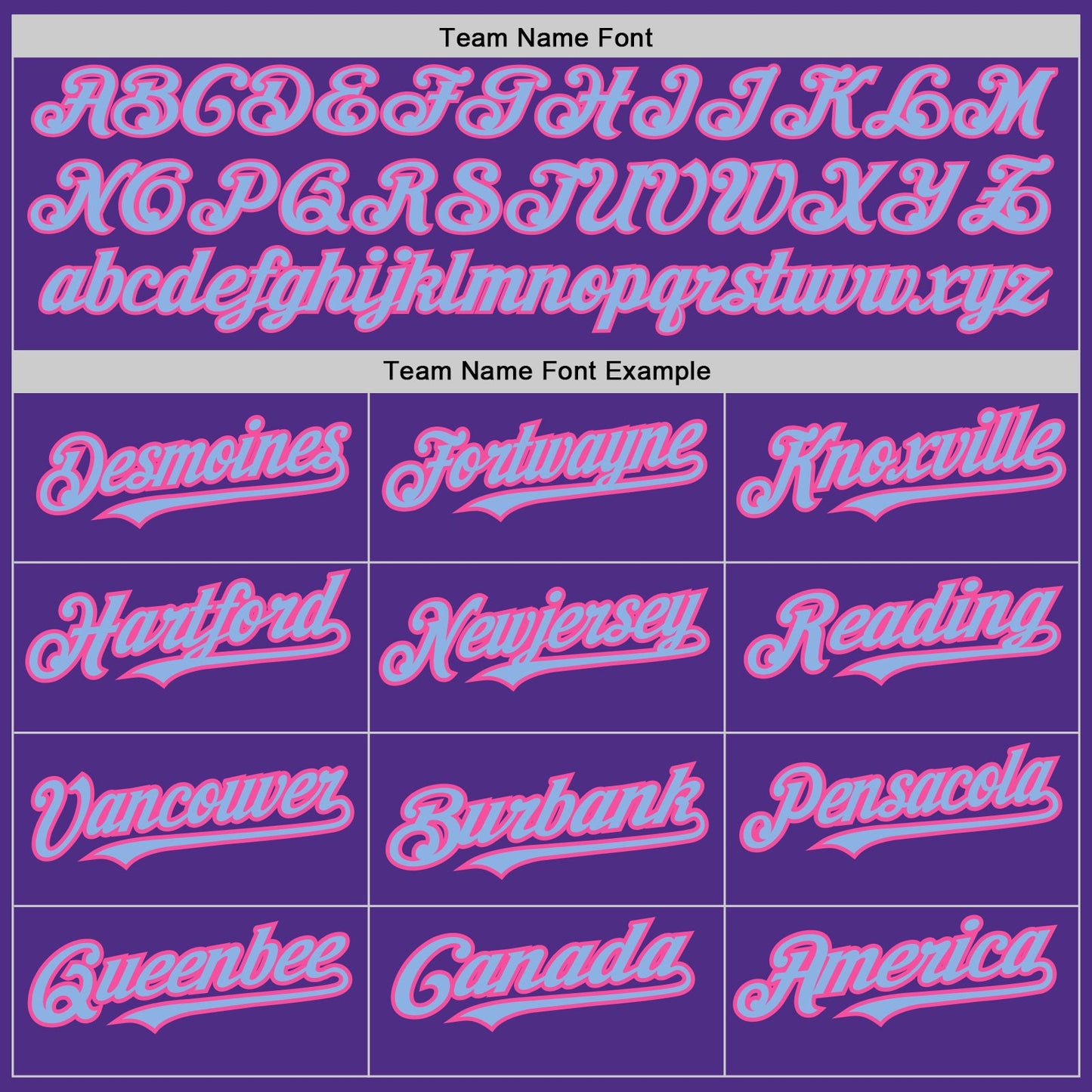 Custom Purple Pink-Light Blue Pinstripe Authentic Split Fashion Baseball Jersey