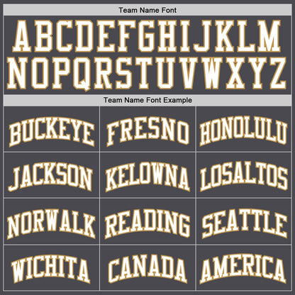 Custom Steel Gray White-Old Gold Authentic Basketball Jersey