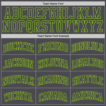 Custom Steel Gray Neon Green Authentic Basketball Jersey