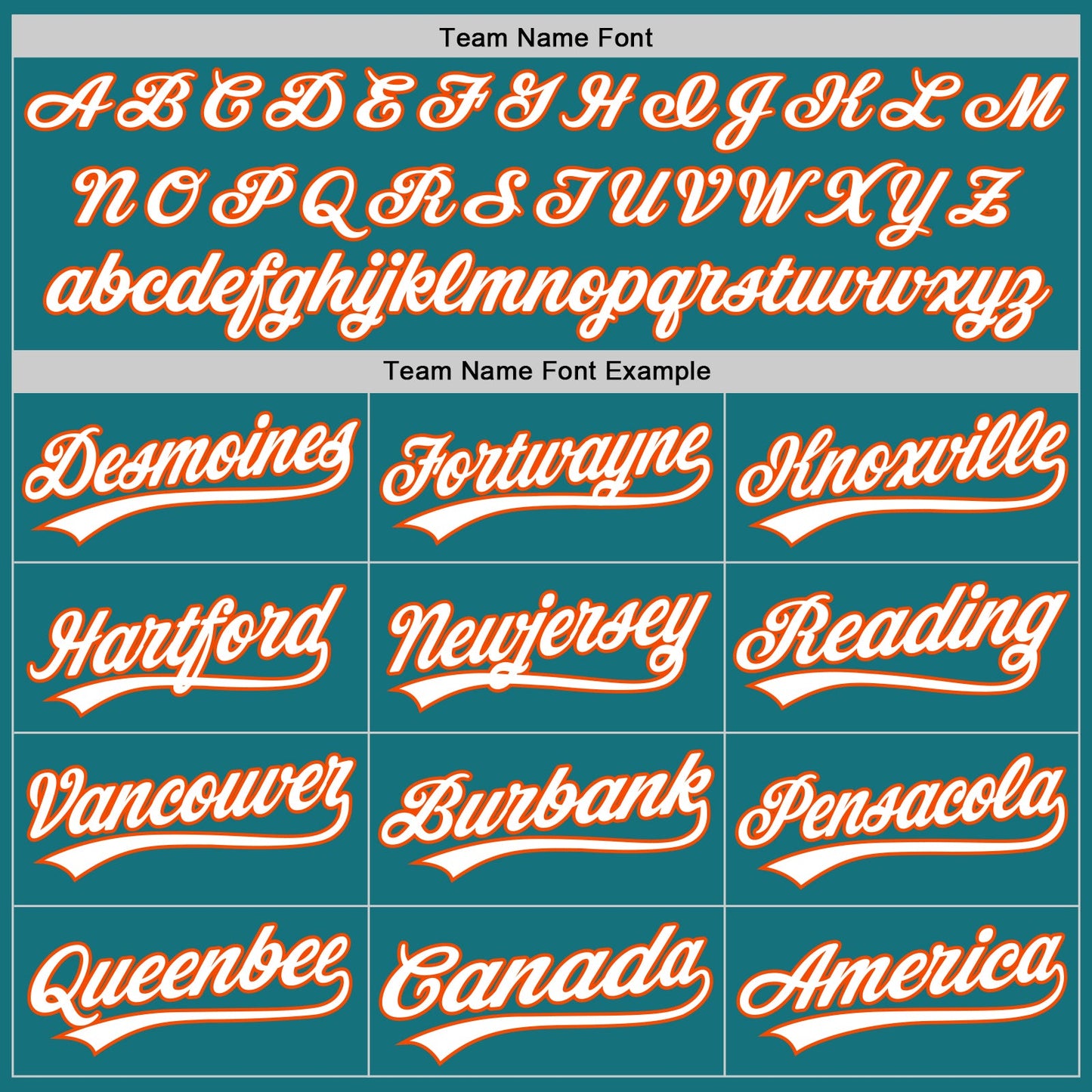 Custom Teal White-Orange Authentic Baseball Jersey