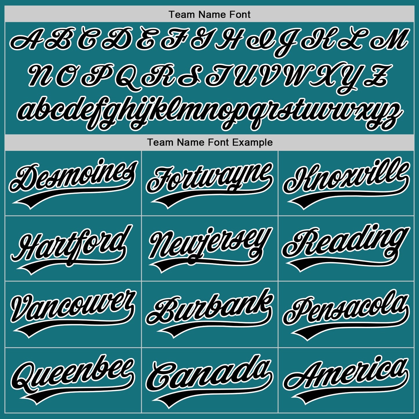 Custom Teal Black Pinstripe Black-White Authentic Baseball Jersey