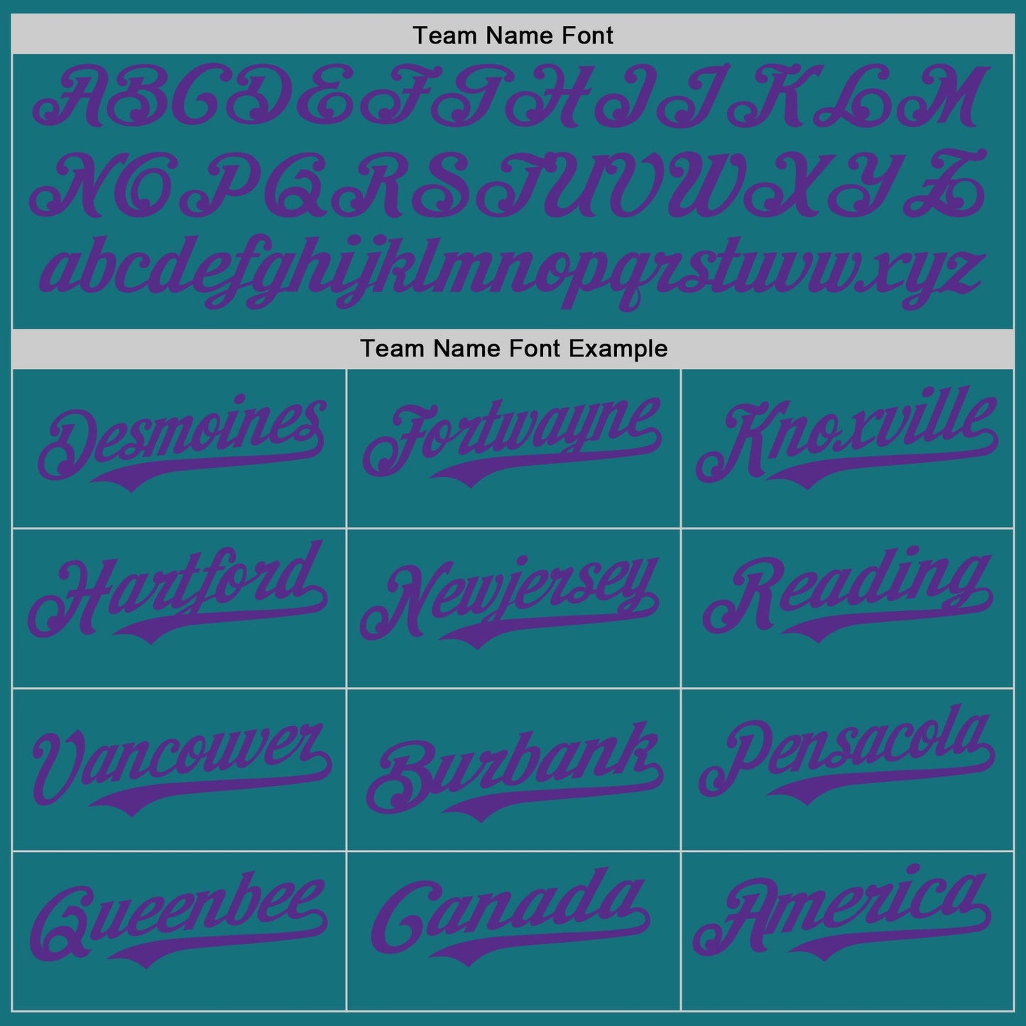 Custom Teal Purple Authentic Baseball Jersey