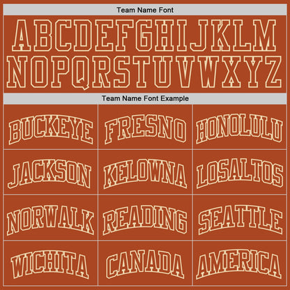 Custom Texas Orange Cream Authentic Basketball Jersey