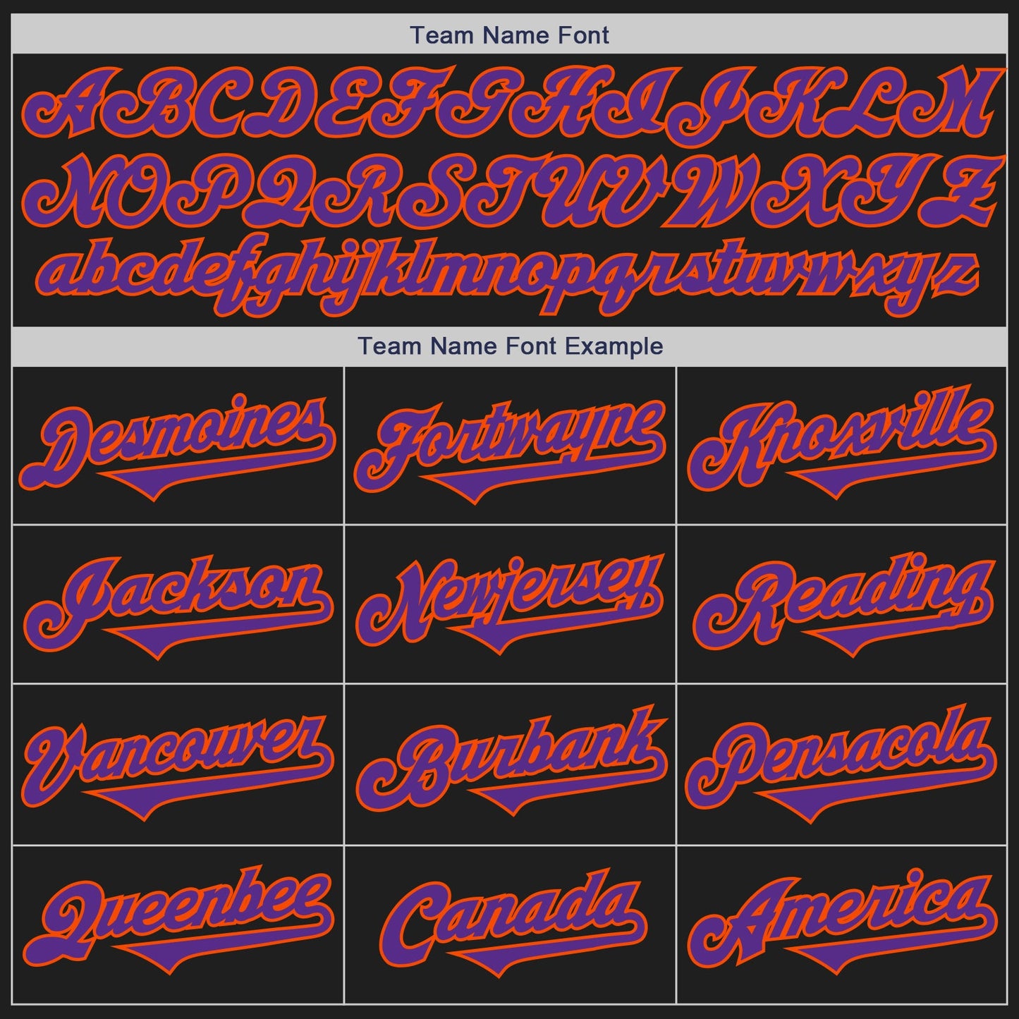 Custom Black Purple-Orange Authentic Two Tone Baseball Jersey