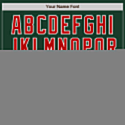 Custom Green Red-White Authentic Two Tone Baseball Jersey