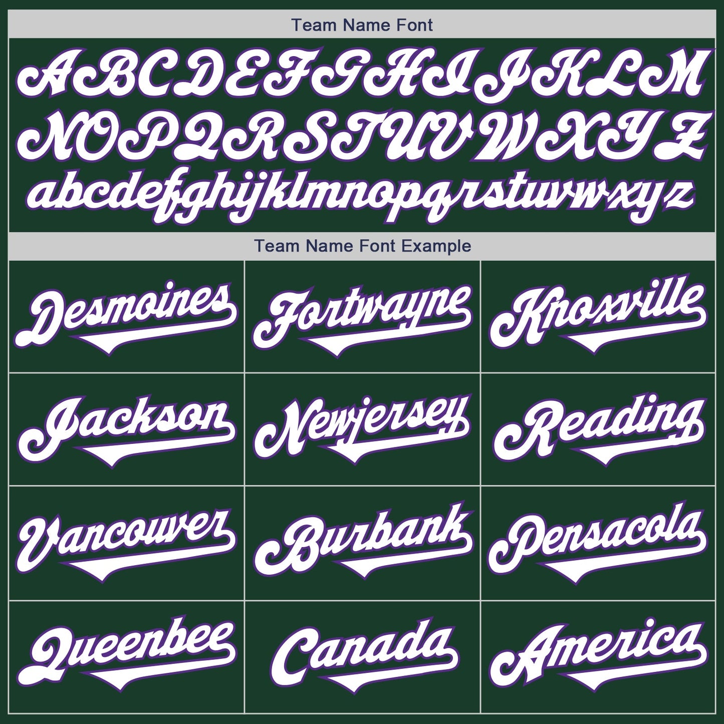 Custom Green White-Purple Authentic Two Tone Baseball Jersey