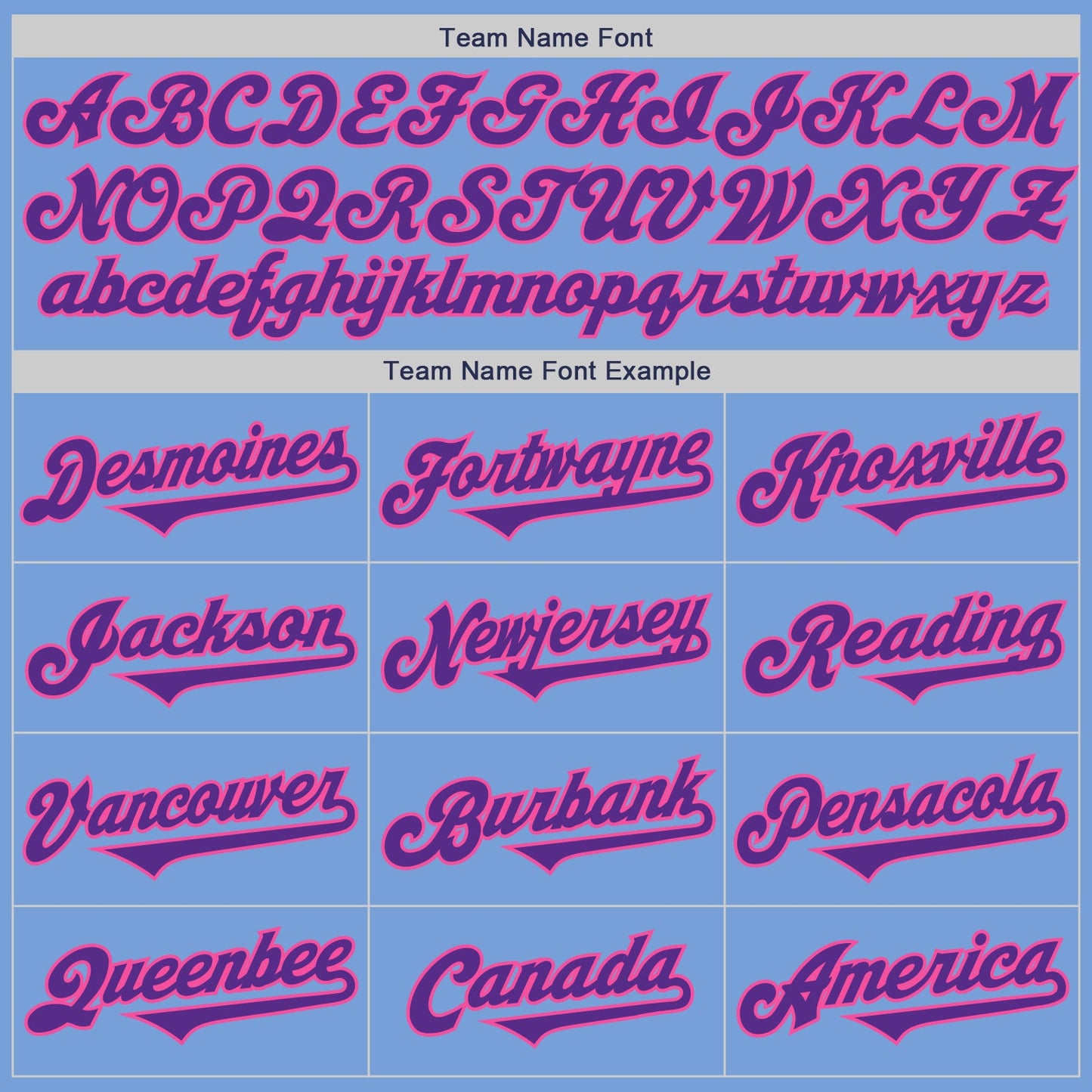 Custom Light Blue Purple-Pink Authentic Two Tone Baseball Jersey