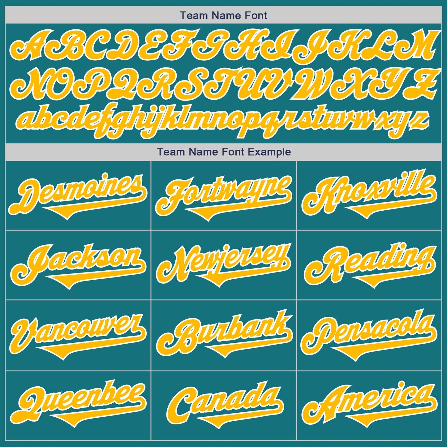 Custom Teal Gold-White Authentic Two Tone Baseball Jersey