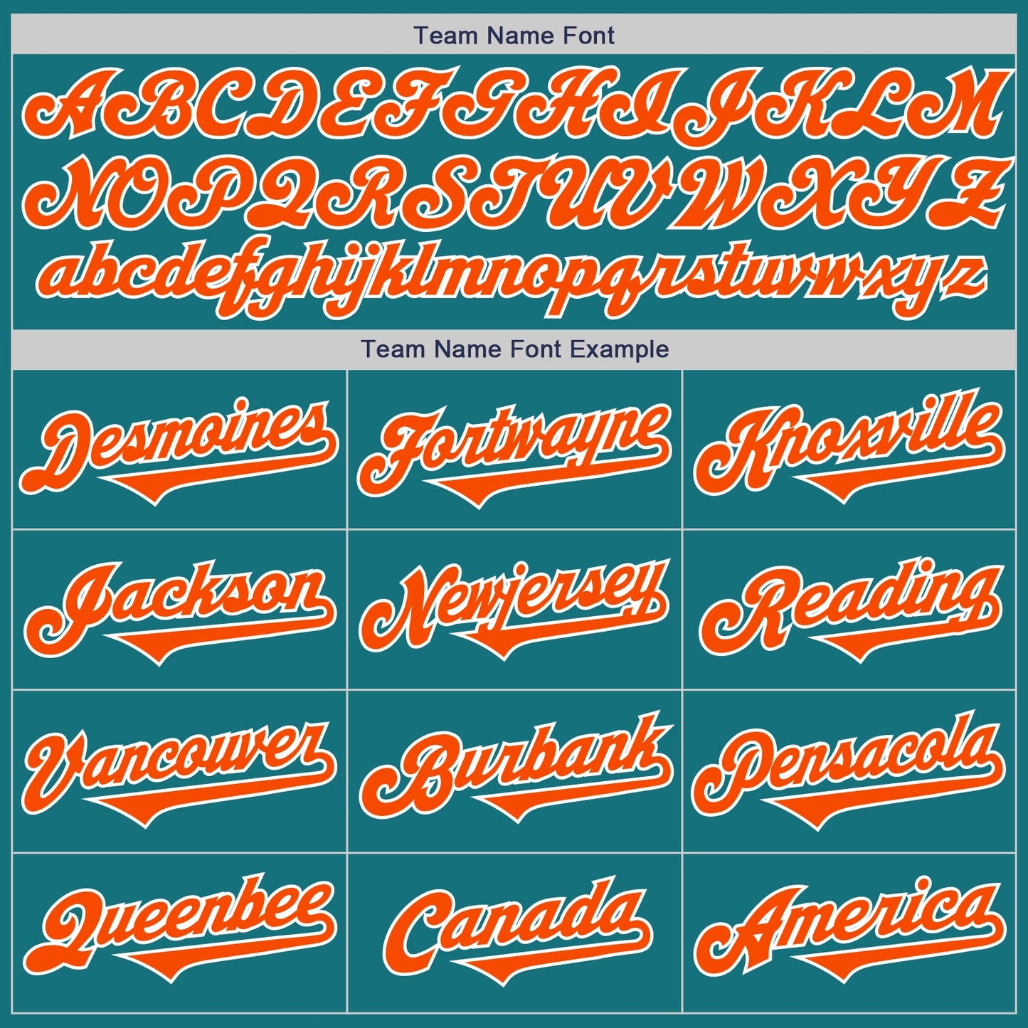 Custom Teal Orange-White Authentic Two Tone Baseball Jersey