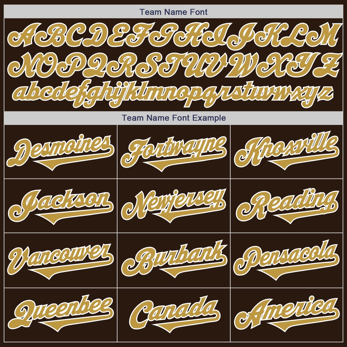 Custom Brown Old Gold-White Authentic Two Tone Baseball Jersey