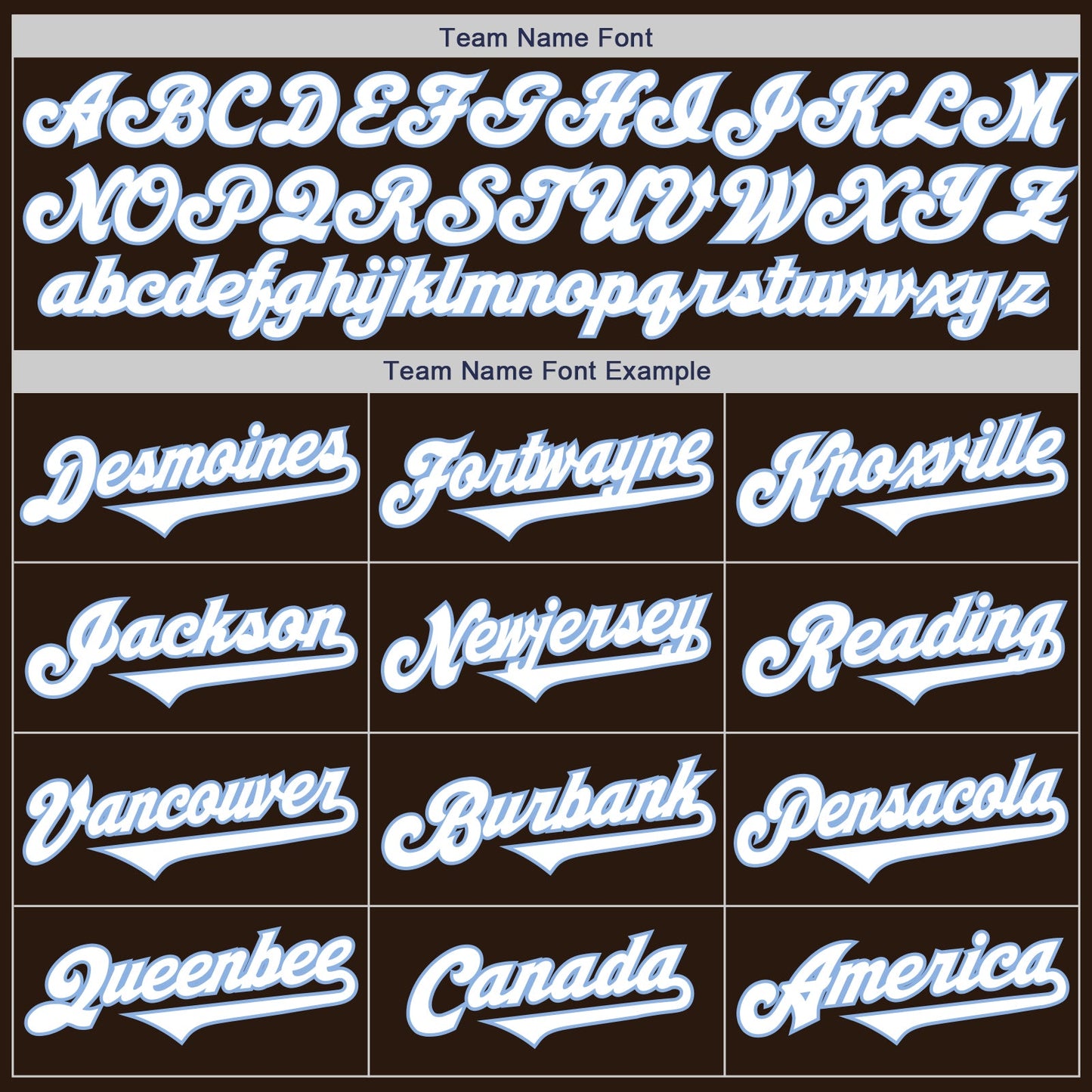 Custom Brown White-Light Blue Authentic Two Tone Baseball Jersey