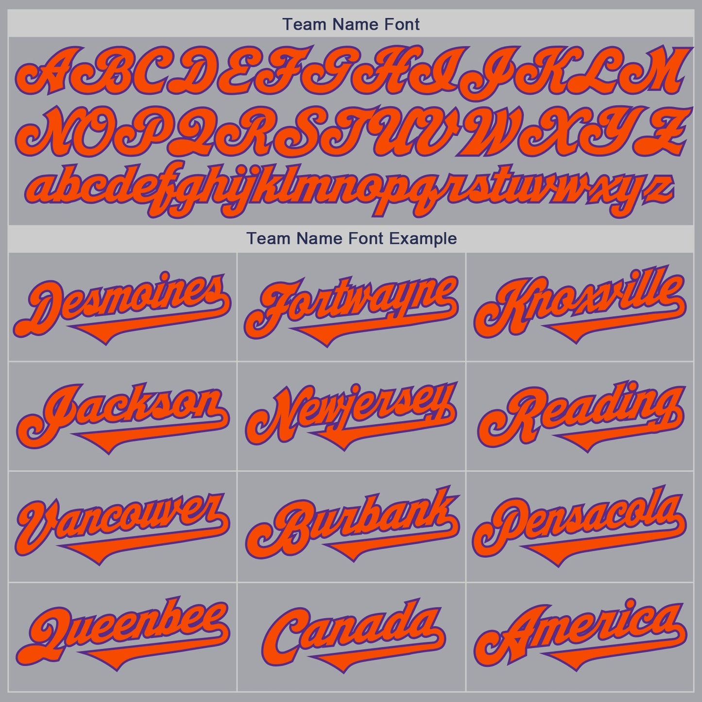 Custom Gray Orange-Purple Authentic Two Tone Baseball Jersey