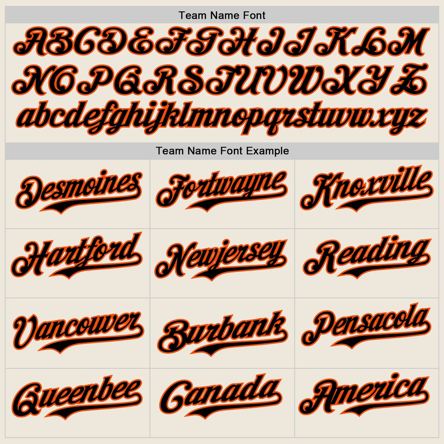 Custom Cream Black Pinstripe Orange Authentic Two Tone Baseball Jersey