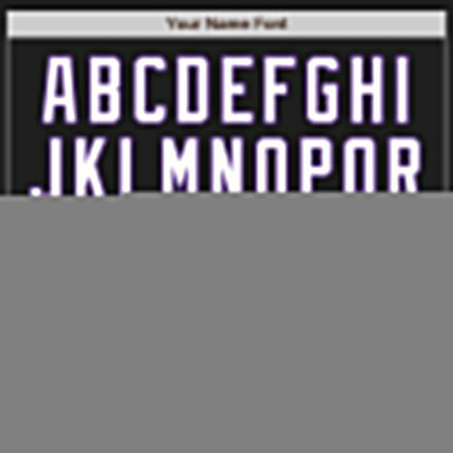 Custom Black Purple Pinstripe White Authentic Two Tone Baseball Jersey
