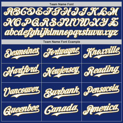 Custom Royal Old Gold Pinstripe White Authentic Two Tone Baseball Jersey