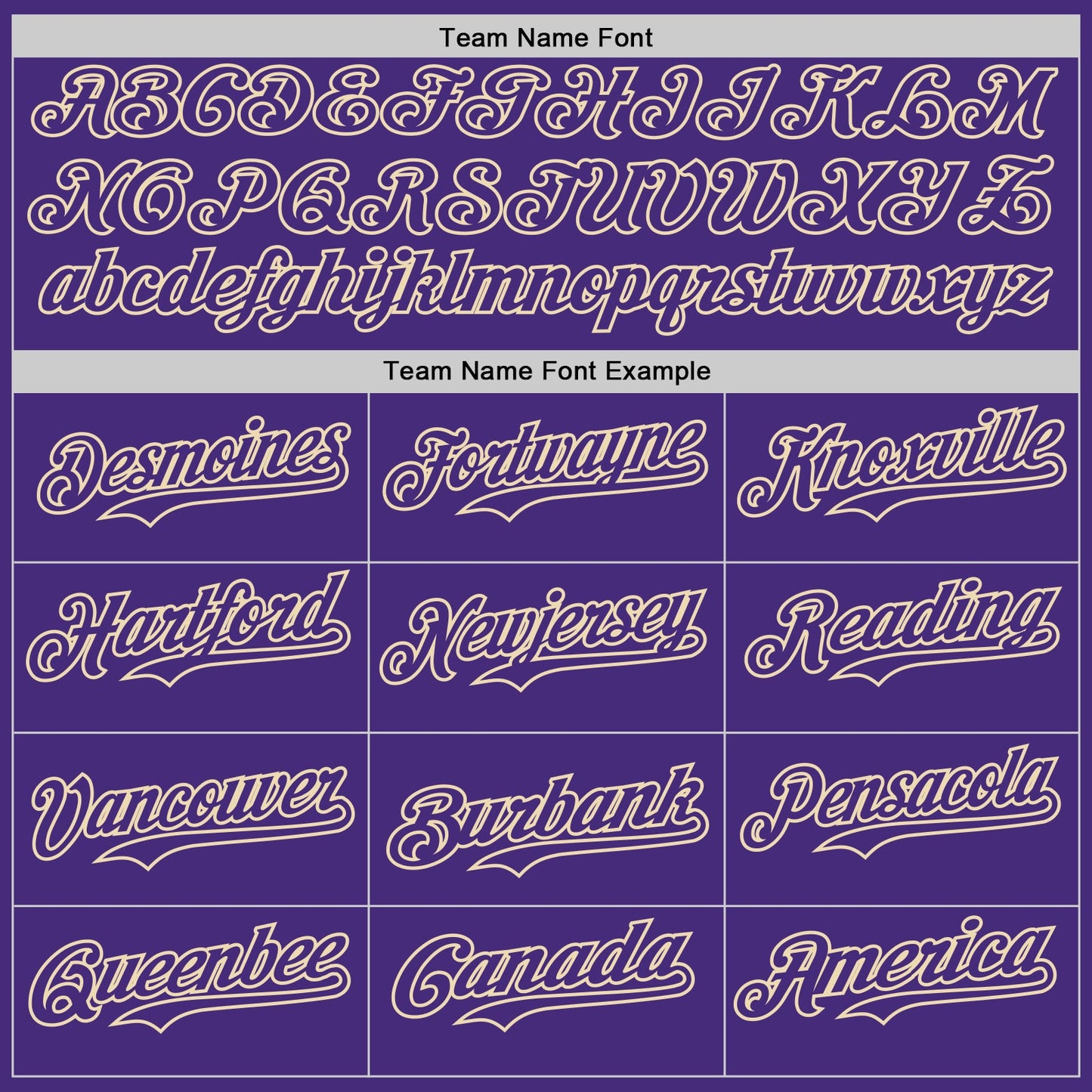 Custom Purple Cream Pinstripe Cream Authentic Two Tone Baseball Jersey