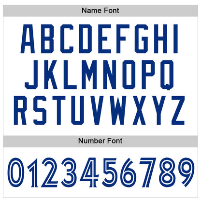 Custom White White-Royal Mesh Authentic Football Jersey