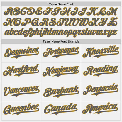 Custom White Steel Gray-Old Gold Authentic Baseball Jersey