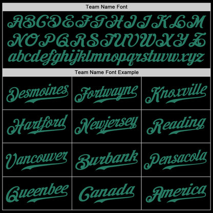 Custom Black Kelly Green-Gold Authentic Skull Pineapple Head Baseball Jersey