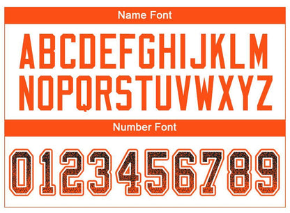 Custom Black Orange-White Mesh Drift Fashion Football Jersey