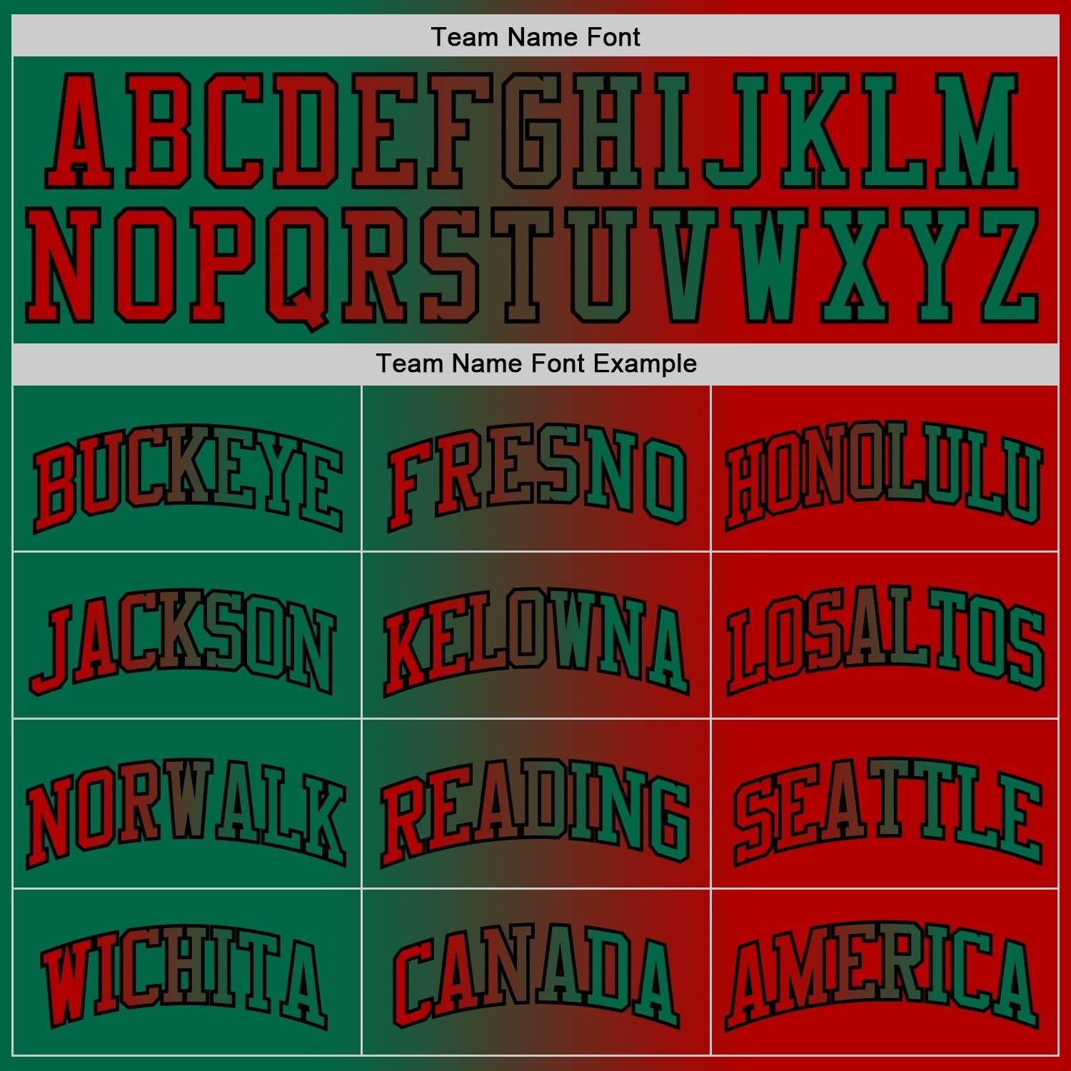 Custom Red Kelly Green - Black Authentic Gradient Fashion Basketball Jersey - TopFanCustom